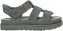 Ugg Flat Sandals Gray Dames - Thumbnail 1