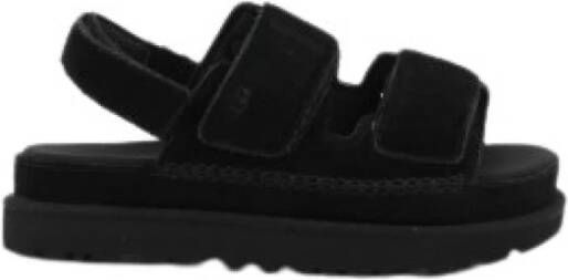 Ugg Flat Sandals Zwart Dames