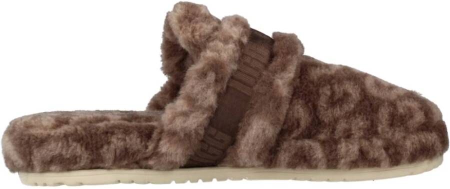 Ugg Fluff It Pop Slippers Brown Heren