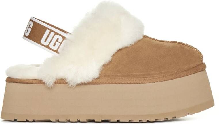 Ugg Funkette Pantoffels voor Dames in Chestnut | Shearling