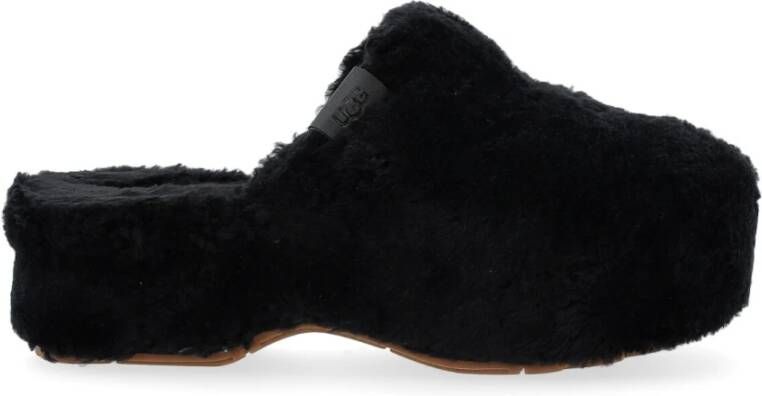 Ugg Fuzz Sugar Clog Black Dames