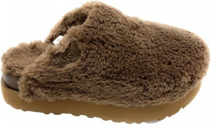 Ugg Fuzz Sugar Slippers Bruin Dames