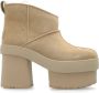 Ugg Gehakte enkellaarzen New Heights Platform Beige Dames - Thumbnail 1