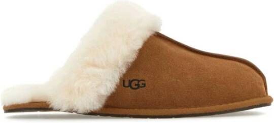 Ugg Gezellige Pantoffel met Wollen Voering Brown Dames