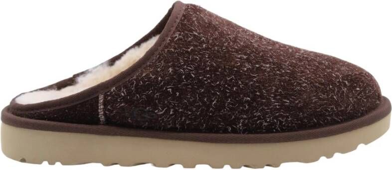 UGG Instappers Heren Classic Slip-on Shaggy Maat: 43 Materiaal: Suède Kleur: Bruin