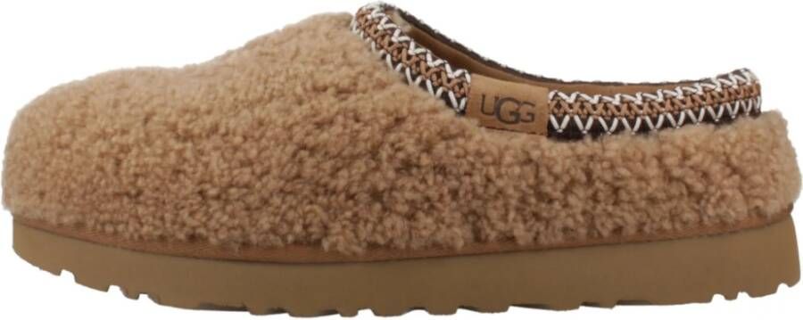 Ugg Gezellige Tasman Maxi Curly Pantoffels Brown Dames