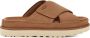 UGG Slippers Dames W Goldenstar Cross Slide Maat: 38 Materiaal: Suède Kleur: Cognac - Thumbnail 1