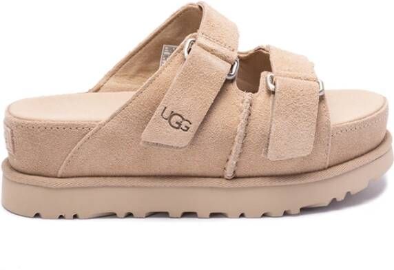 Ugg Goldenstar Hi Sandalen Leer Bruin Zand Brown Dames