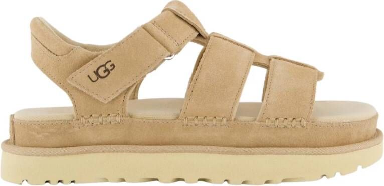 Ugg Goldenstar Strap Driftwood Sandalen Beige Dames