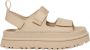 Ugg Goudglans platform sandalen Beige Dames - Thumbnail 1