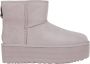 Ugg Grijze Enkellaarzen met 5cm Hak Gray Dames - Thumbnail 1