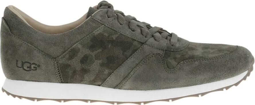 Ugg Heren Trigo Suede Camo Sneakers Green Heren