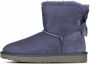 Ugg Iconische Mini Bailey Bow II laarzen Blauw Dames - Thumbnail 1