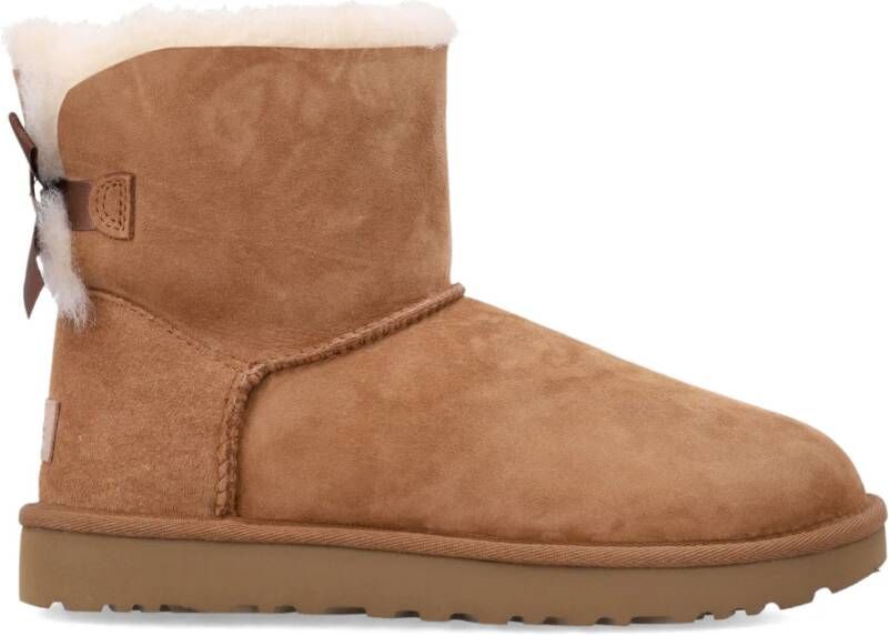 Ugg Kastanje Gesloten Schoenen met Strik Detail Brown Dames