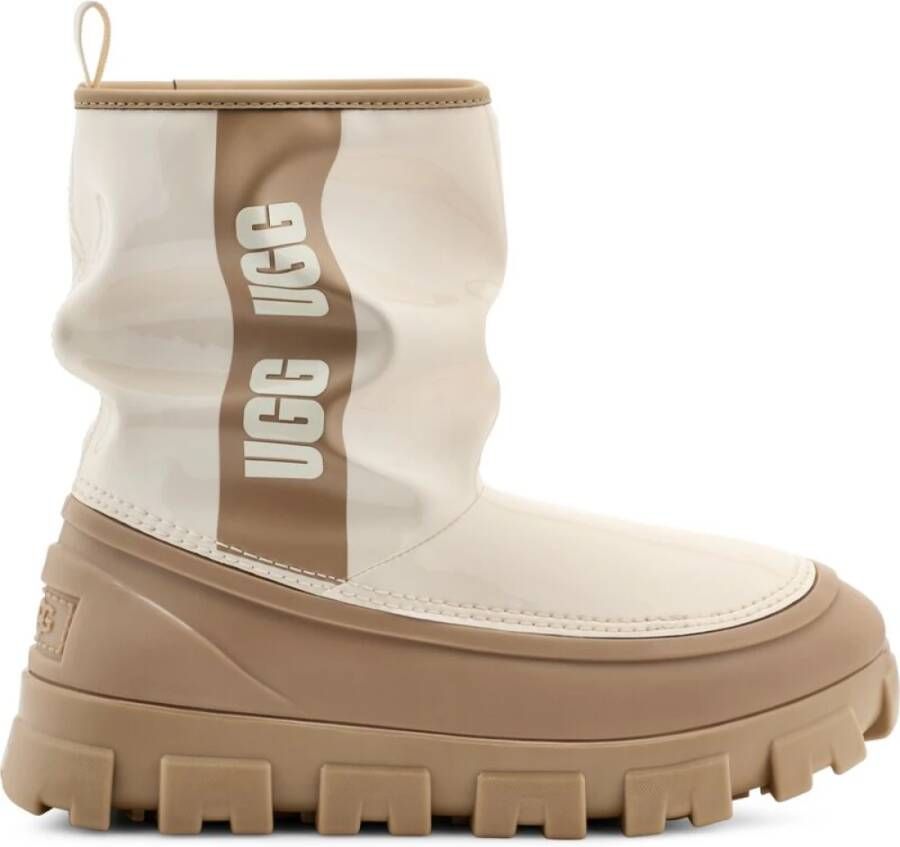 Ugg Brellah Mini enkellaarzen voor de sneeuw White Dames