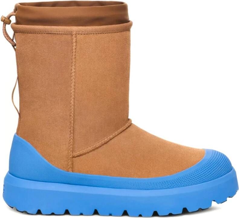 UGG Snowboots Heren Classic Short Weath Hybrid Maat: 40 Materiaal: Suède Kleur: Cognac