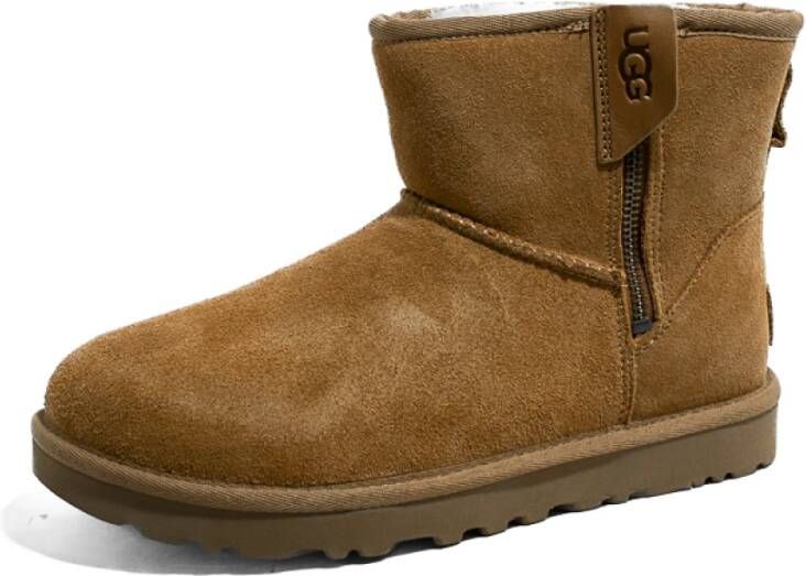 Ugg Klassieke Mini Bailey Zip DamesWinterlaarzen Brown Dames