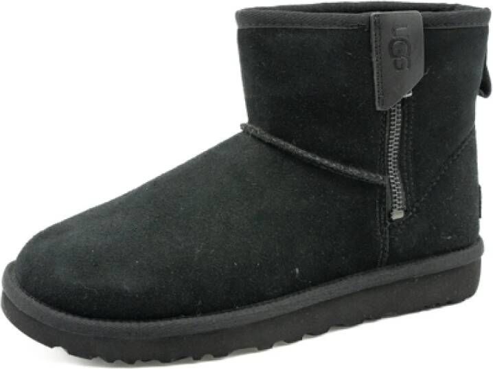 Ugg Klassieke Mini Bailey Zip Zwarte Schoenen Black Dames