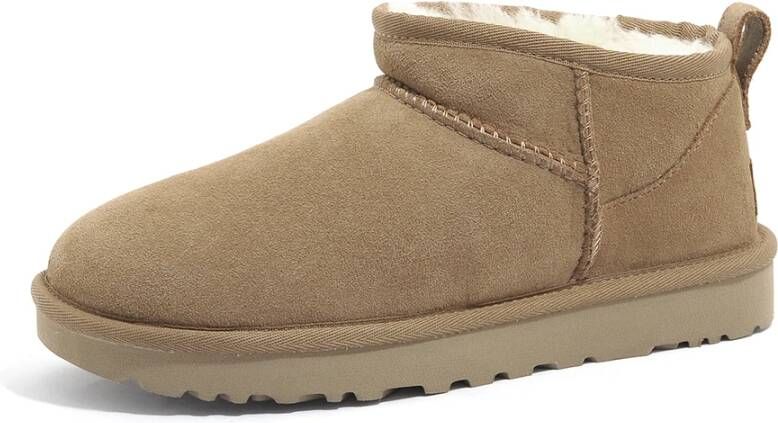 Ugg Klassieke Mini Dameslaarzen Kastanje Aw22 Beige Dames