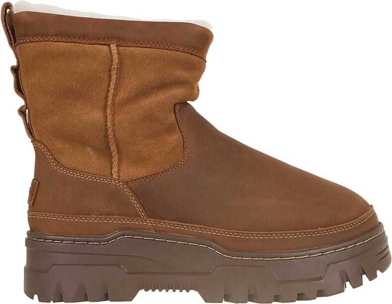 Ugg Klassieke Mini Dipper Puffer Jas Brown Heren