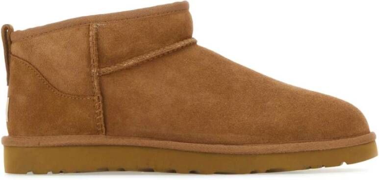 Ugg Klassieke Mini Enkellaarzen in Biscuit Suède Brown Heren