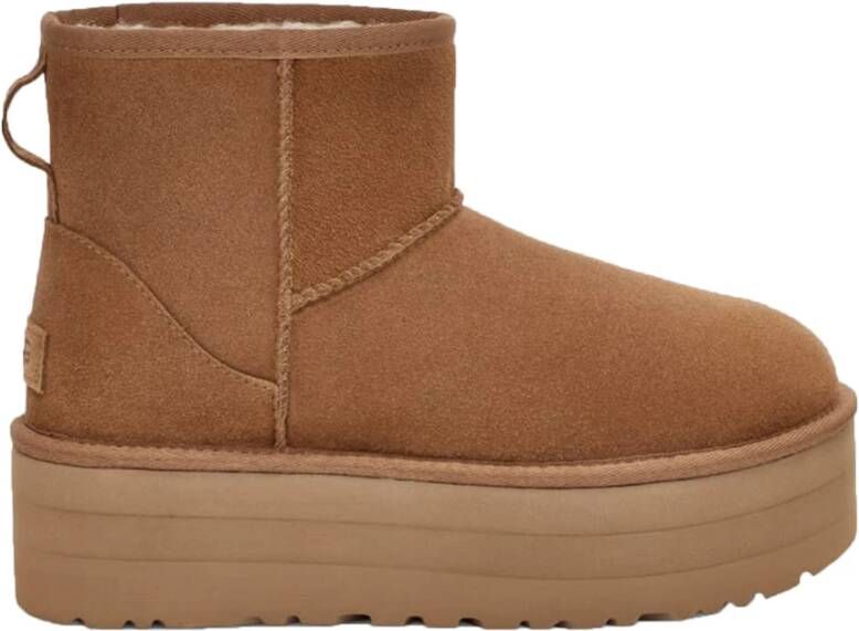 Ugg Klassieke Mini Platform Laarzen Brown Dames