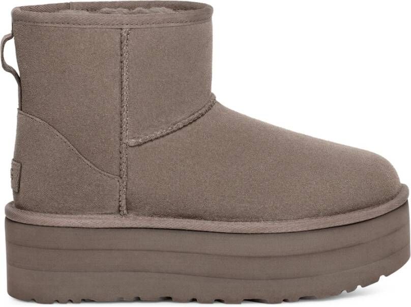 Ugg Classic Mini-laars met plateauzool voor Dames in Smoke Plume