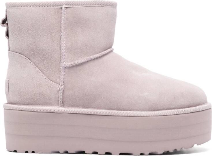 Ugg Klassieke Mini Platform Schoenen Pink Dames