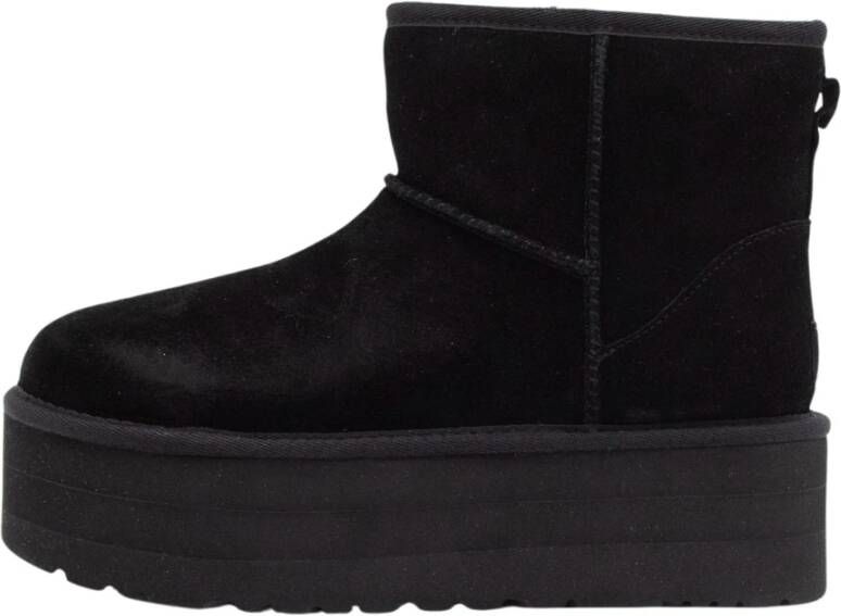 Ugg Klassieke Mini Platform Zwarte Laarzen Black Dames