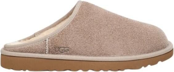 Ugg Klassieke Slip-On Shaggy Suede Beige Heren