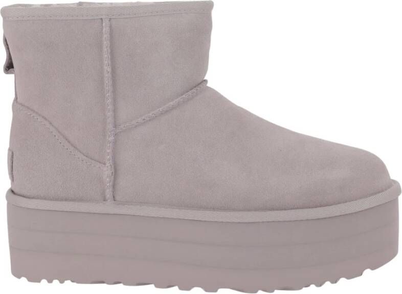 Ugg Klassieke Suède Enkellaarzen Pink Dames