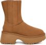 UGG Vachtlaarzen Dames Classic Twin Seam New Heights Maat: 37 Materiaal: Suède Kleur: Cognac - Thumbnail 2