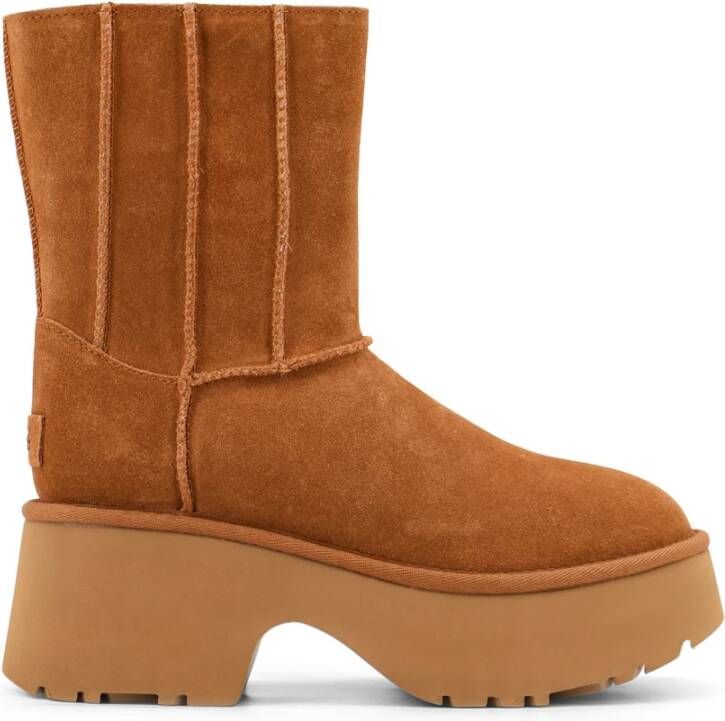 Ugg Klassieke Twin Seam Suède Laarzen Brown Dames