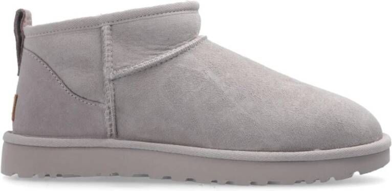 Ugg Classic Ultra Mini-laars voor dames in Pale Smoke