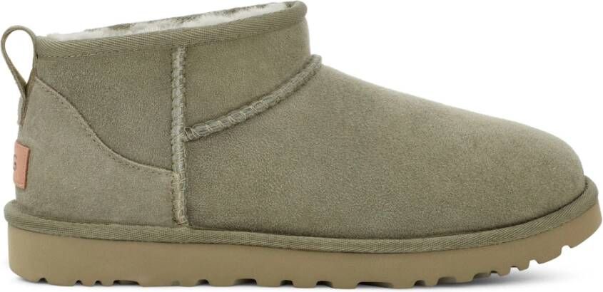 Ugg Klassieke UltraMini Shaded Clover Laarzen Green Dames