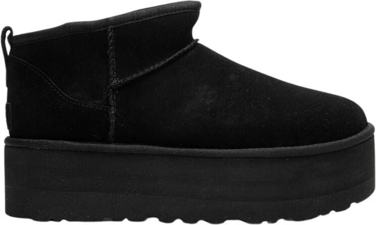 Ugg Klassieke Ultra Mini Plateau Laarzen Black Dames