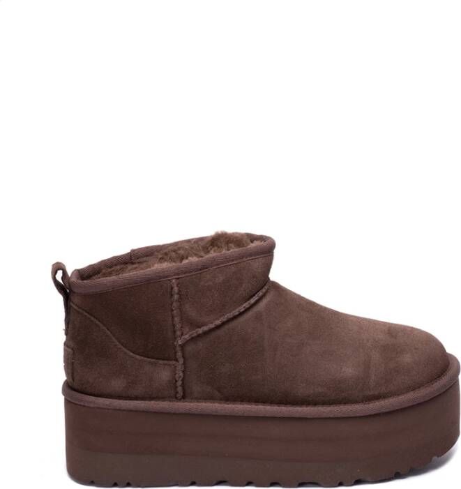 UGG Winterlaarzen Classic Ultra Mini Platform met plateauzool