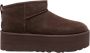 UGG Vachtlaarzen Dames W Classic Ultra Mini Platform Maat: 43 Materiaal: Suède Kleur: Bruin - Thumbnail 1