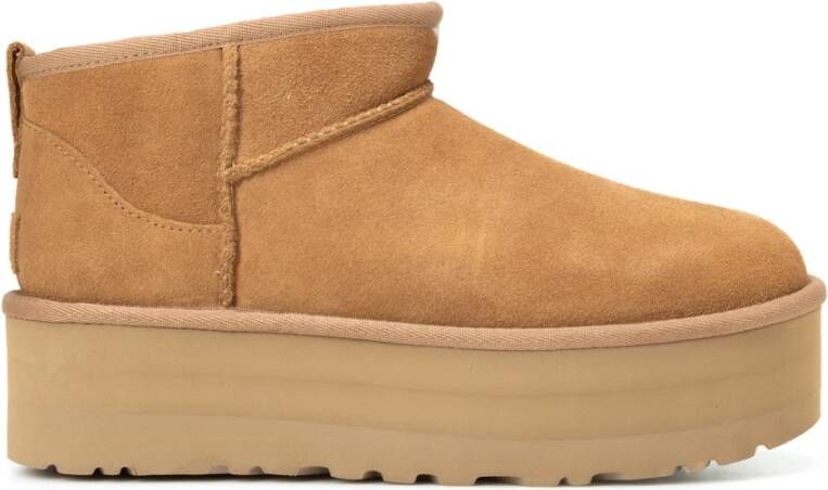 Ugg Klassieke Ultra Mini Platform Laarzen Brown Dames