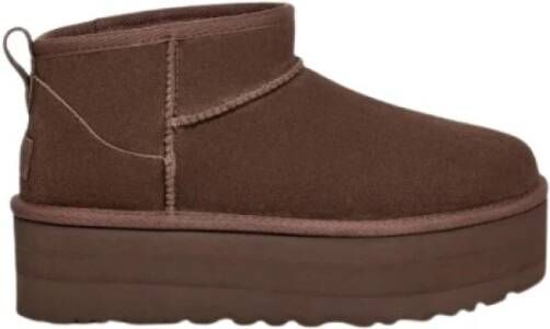 Ugg Klassieke Ultra Mini Platform Laarzen Brown Dames