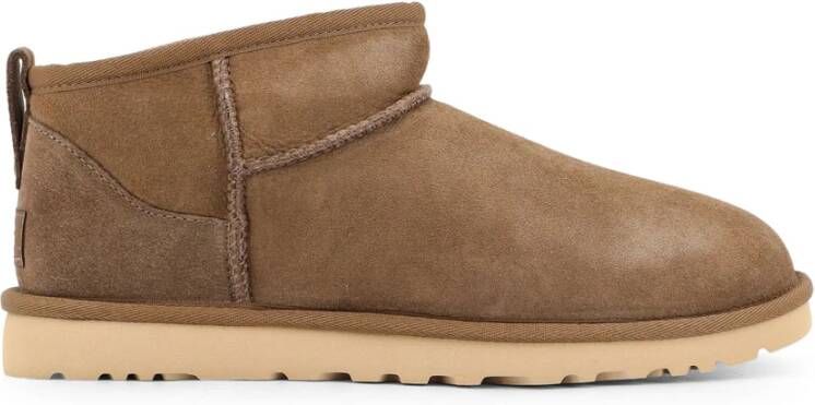 Ugg Klassieke Ultra Mini Suède Enkellaarzen Brown Heren