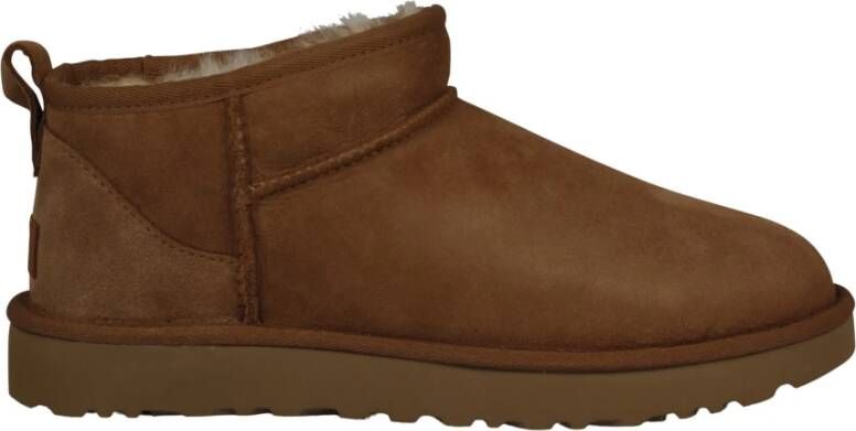 Ugg Klassieke Ultra Mini Suède Laarzen Brown Dames