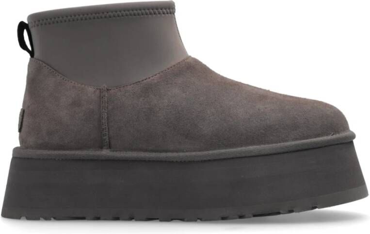 Ugg Laarzen Classic Mini Dipper Gray Dames