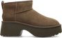 Ugg Laarzen Classic Ultra Mini New Heights Brown Dames - Thumbnail 1