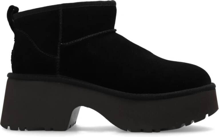 Ugg Zwarte Suède Laarzen met plush™ Voering Black Dames