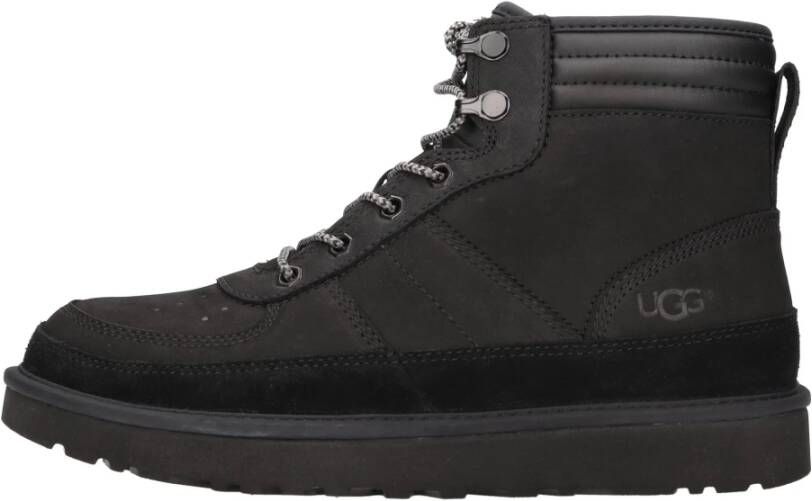 Ugg Highland Sport Heren Boots Black Leer Foot Locker