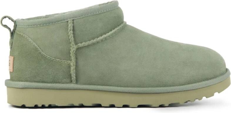 Ugg Lichtgroene Enkellaarsjes Green Dames