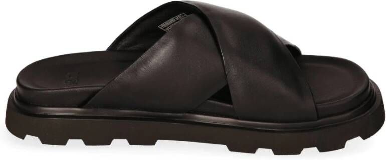 Ugg Luxe Crossband Sandalen Black Dames