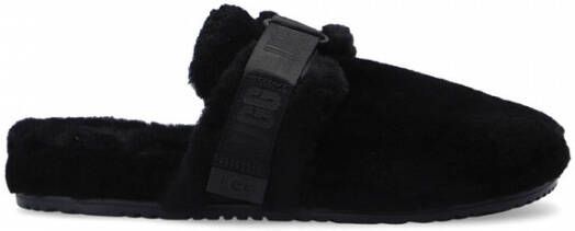 Ugg Fluff It Slide voor Heren in Black Tnl Fluff