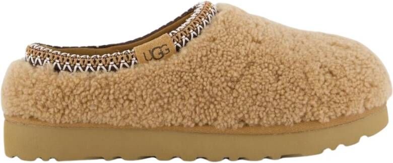 UGG Instappers Dames Tasman Maxi Curly Maat: 38 Materiaal: Textiel Kleur: Cognac